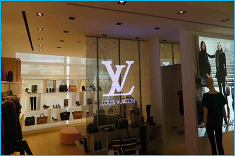 CVM transparent storefront installation