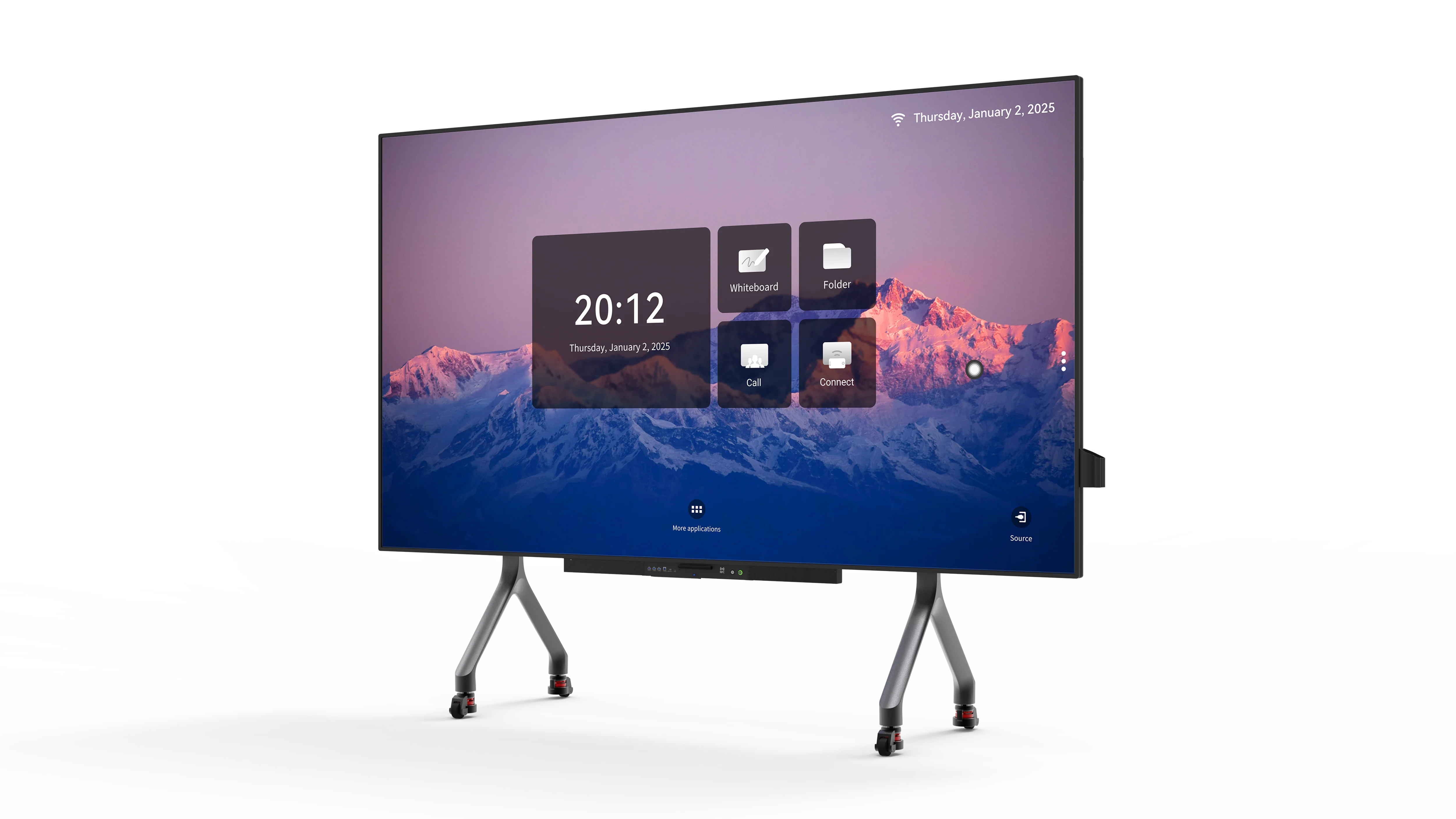 Dual OS interface screenshot showing Android and Windows side by side