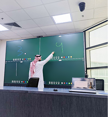 E-TV COB in open-plan meeting room
